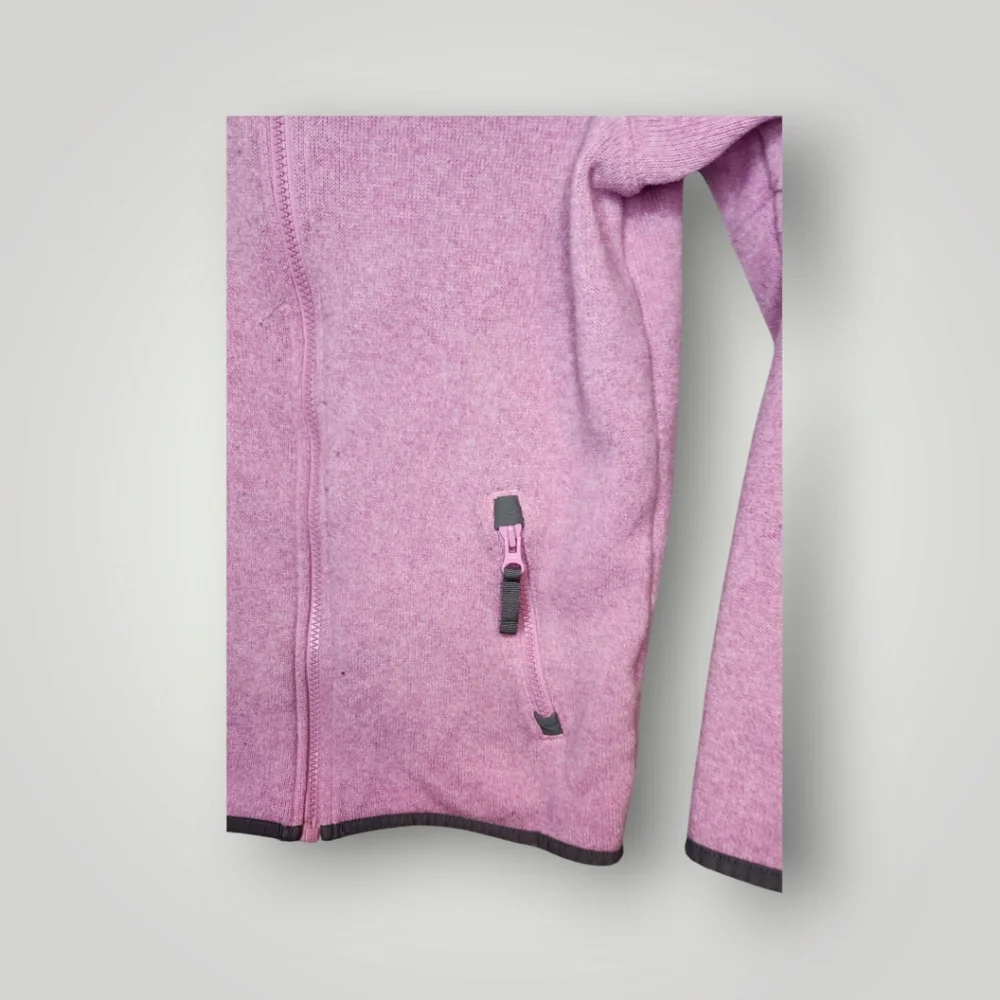 Lands' End Pink Sweater jacket Youth Sizs m 10 12